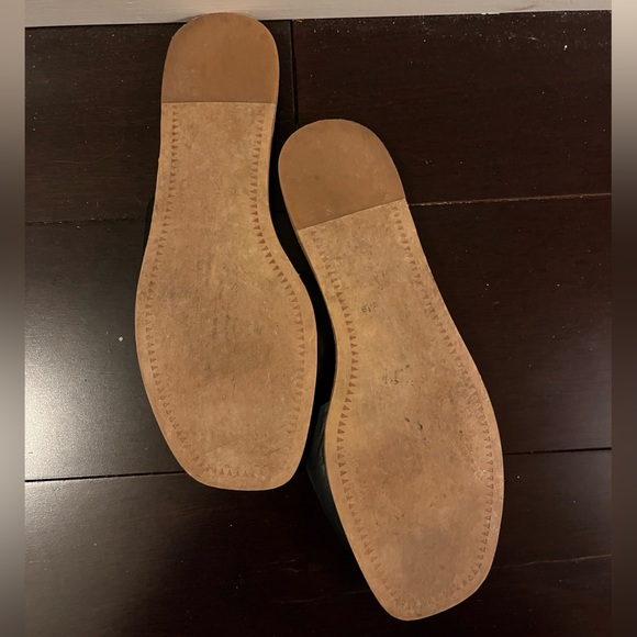 Dolce Vita Cato Slides Black and Tan Leather Size 6.5 - Picture 4 of 8